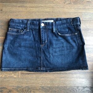 Joe's Dark Blue Denim Skirt